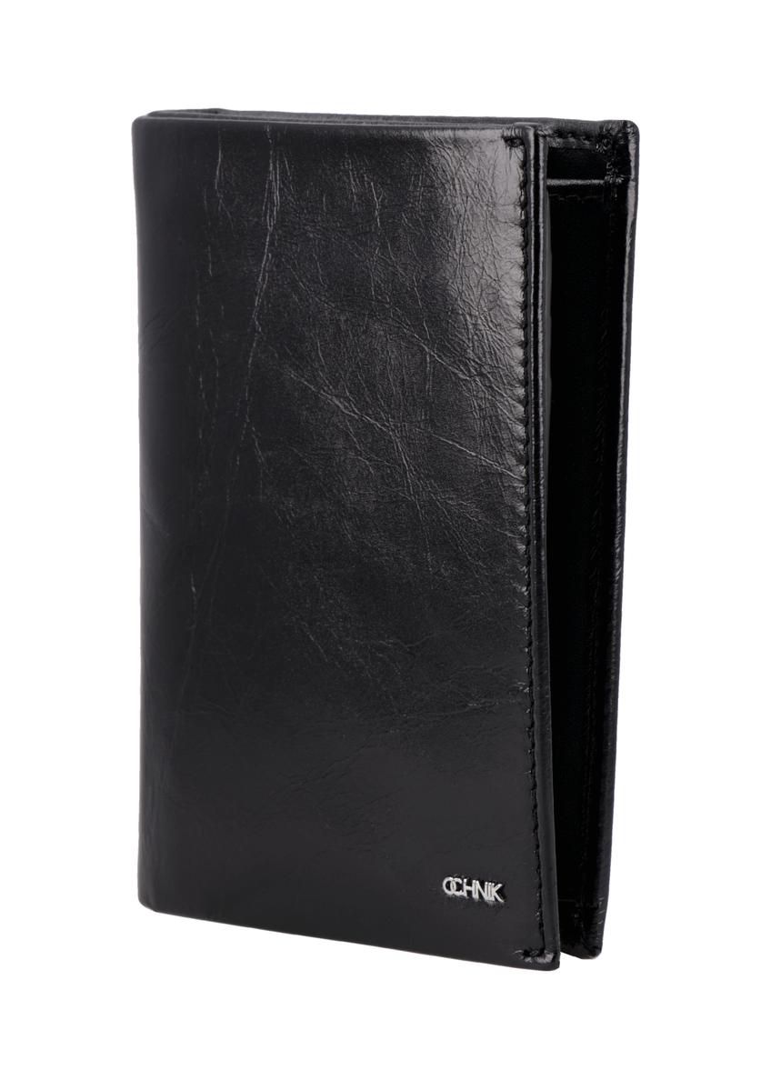 Black leather men's wallet PORMS-0737-99(Z26)