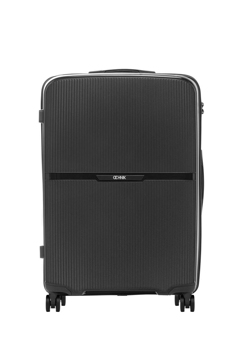 Large suitcase on wheels WALPP-0026-99-28(W26), front view of the product on a white background.