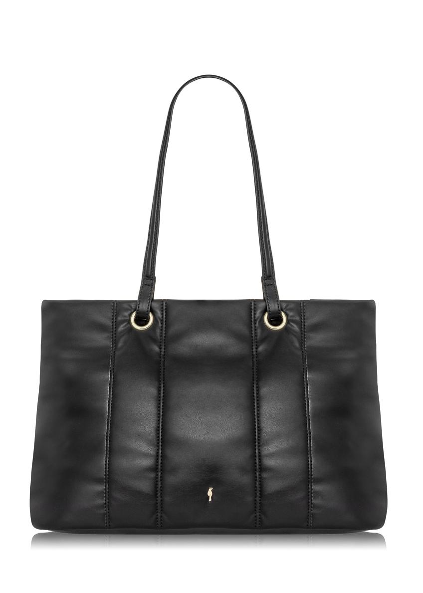 Black quilted handbag for women TOREC-0832-99(Z23)-08