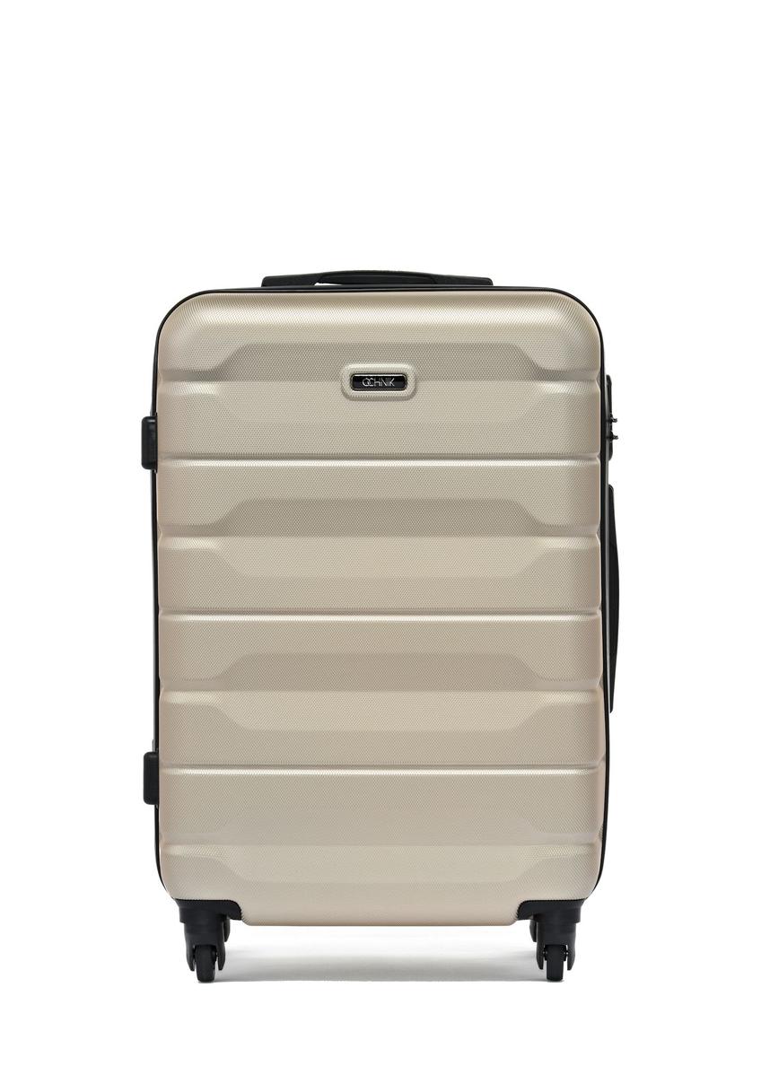 Medium suitcase on wheels WALAB-0067-0X-24(W26), front product view on white background.