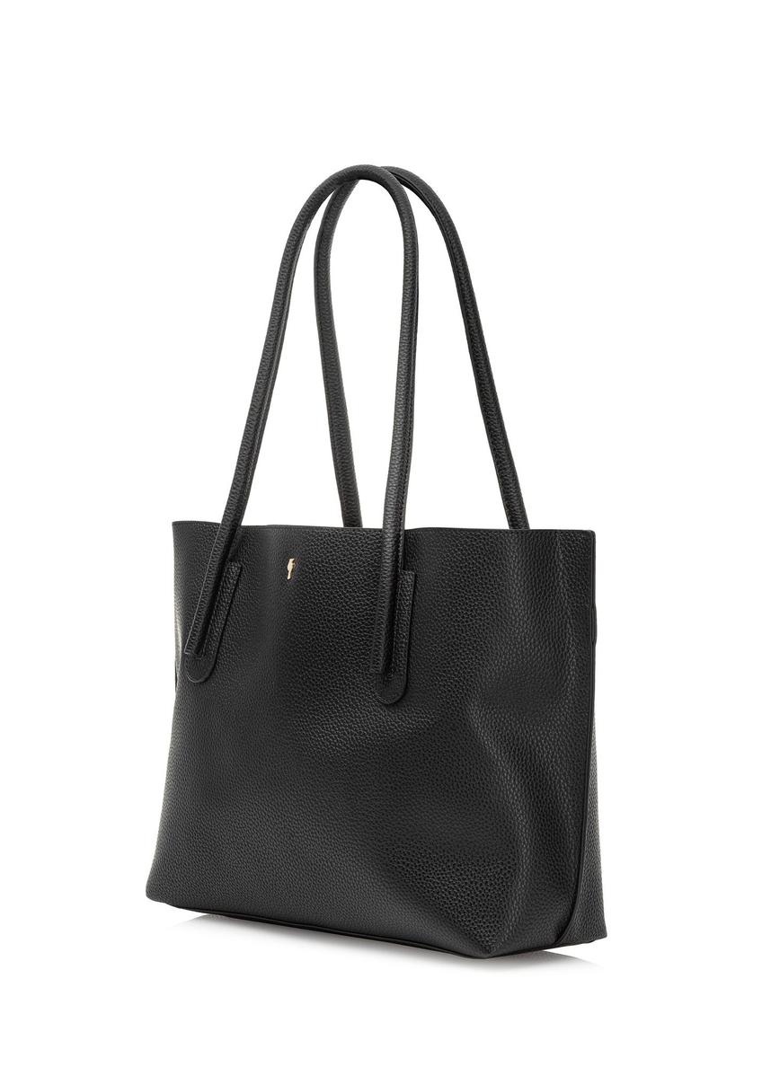 Black women's shopper bag TOREC-0938A-99(W25)