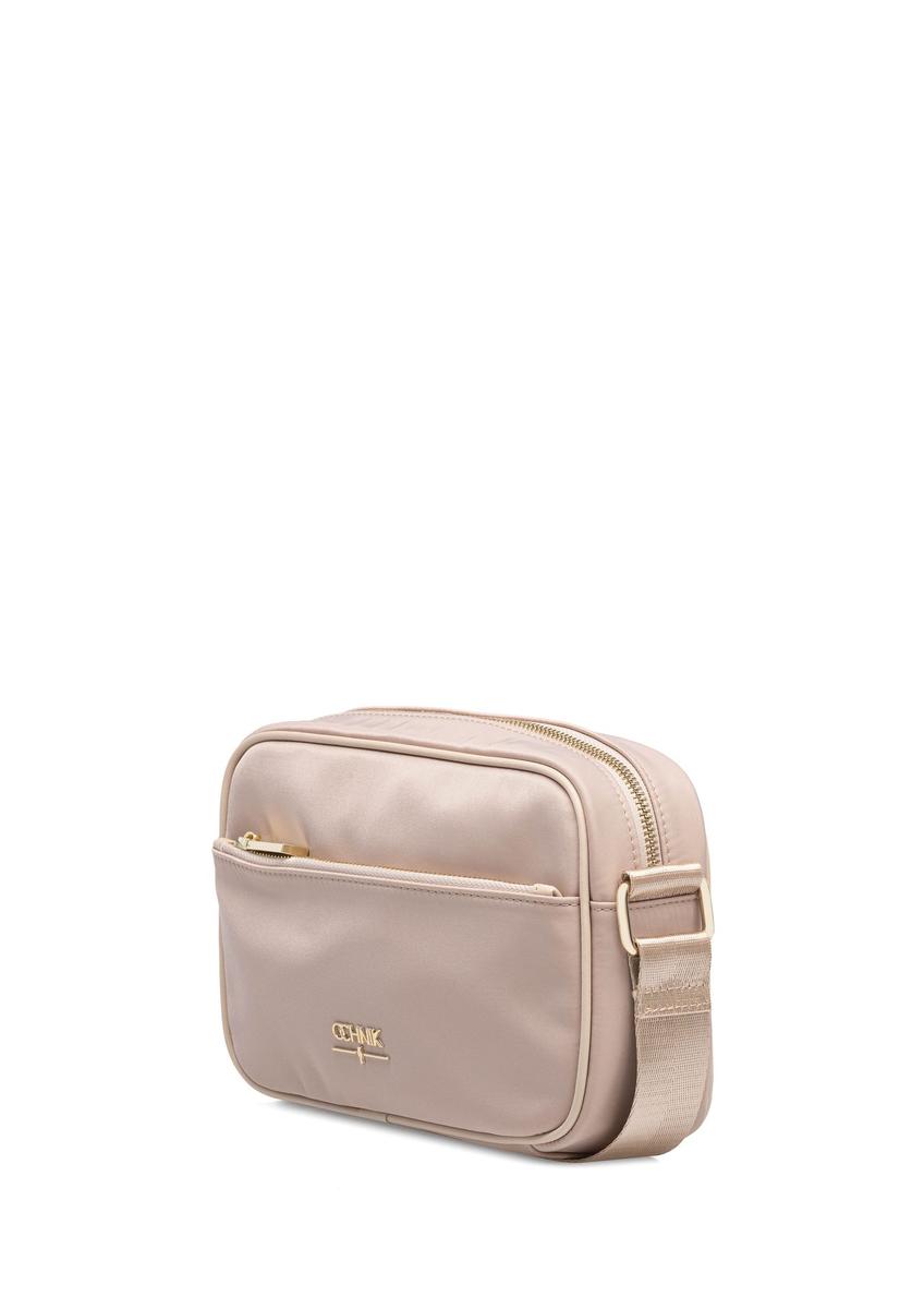 Light pink nylon women's messenger bag TOREN-0309-34(W25)