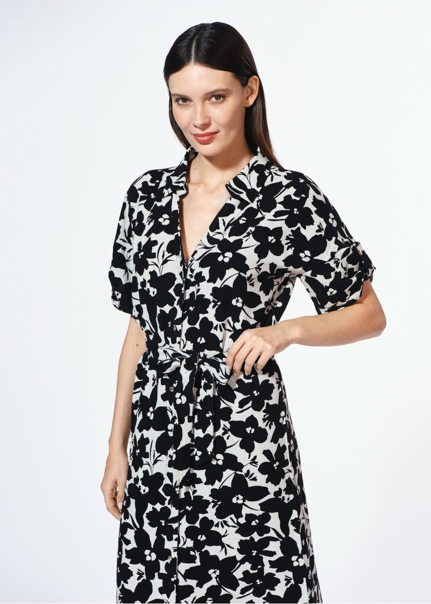 Women's floral midi dress SUKDT-0219-81(W25)