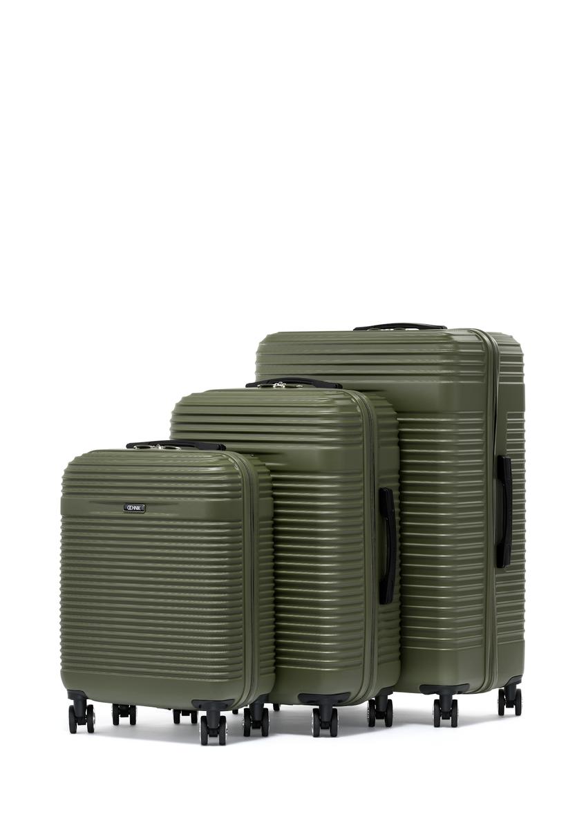 Set of suitcases on wheels 19'/24'/29' WALAB-0040-55(W25)-01