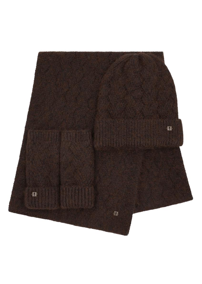 Hat, scarf and gloves set ZESTD-0015-1I(Z26).