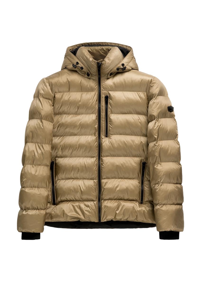 Men's winter jacket in sage color KURMT-0422-8F(Z26)
