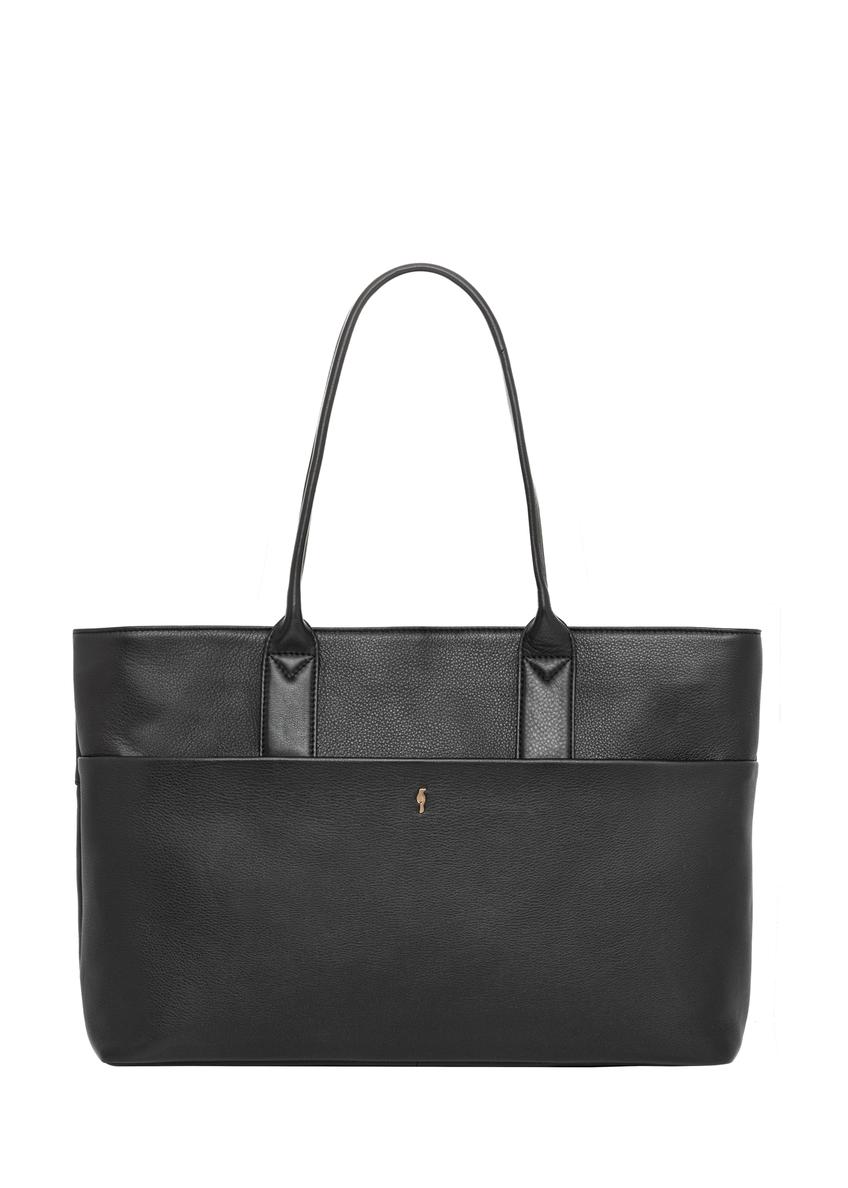 Women's leather handbag with laptop compartment TORES-1314-99(Z26)