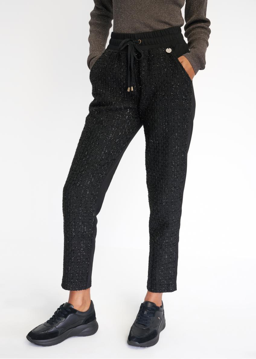 Elegant black women's pants SPODT-0077-99(Z22)-01