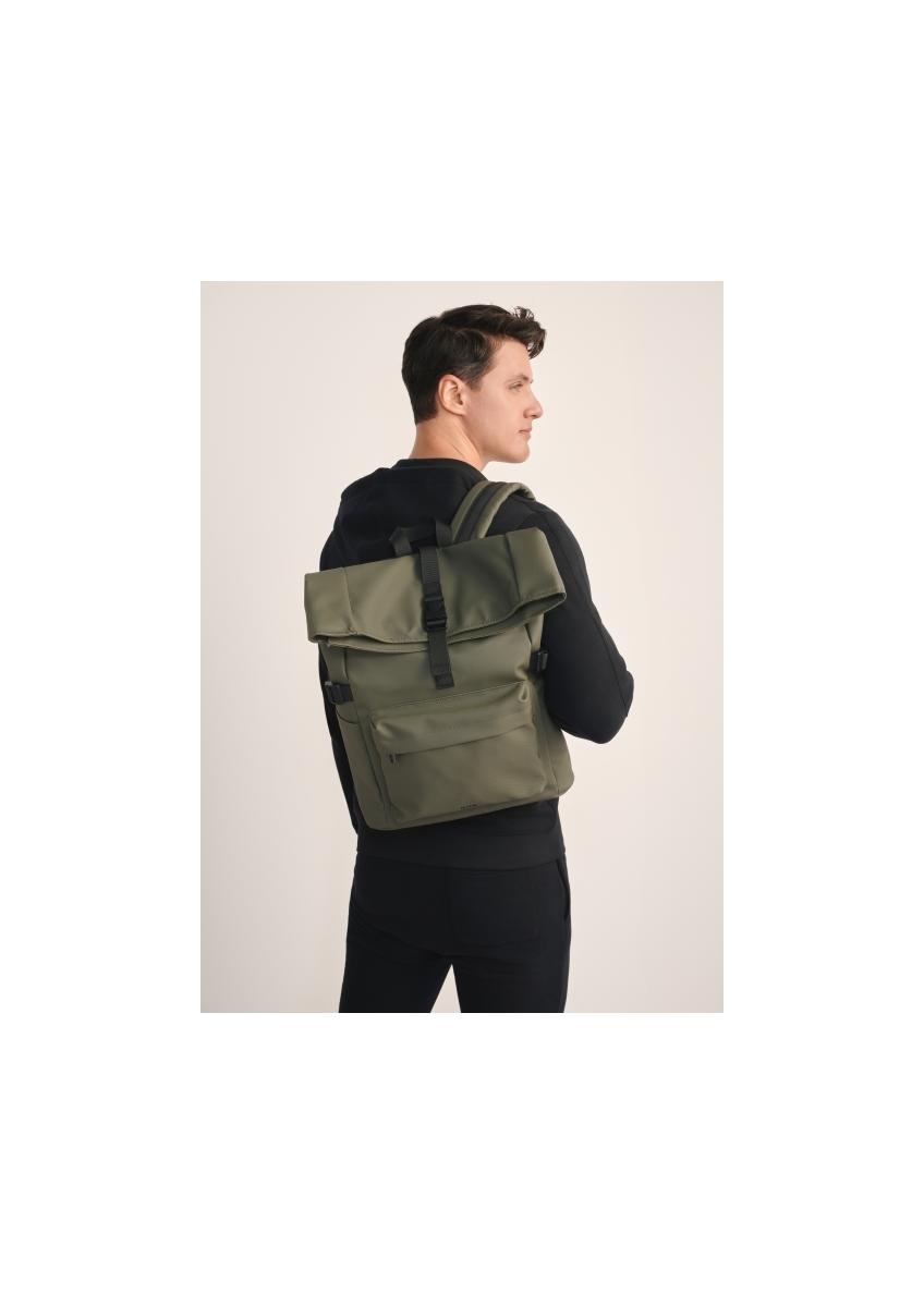 Large khaki backpack PLCMN-0015-55(Z25)
