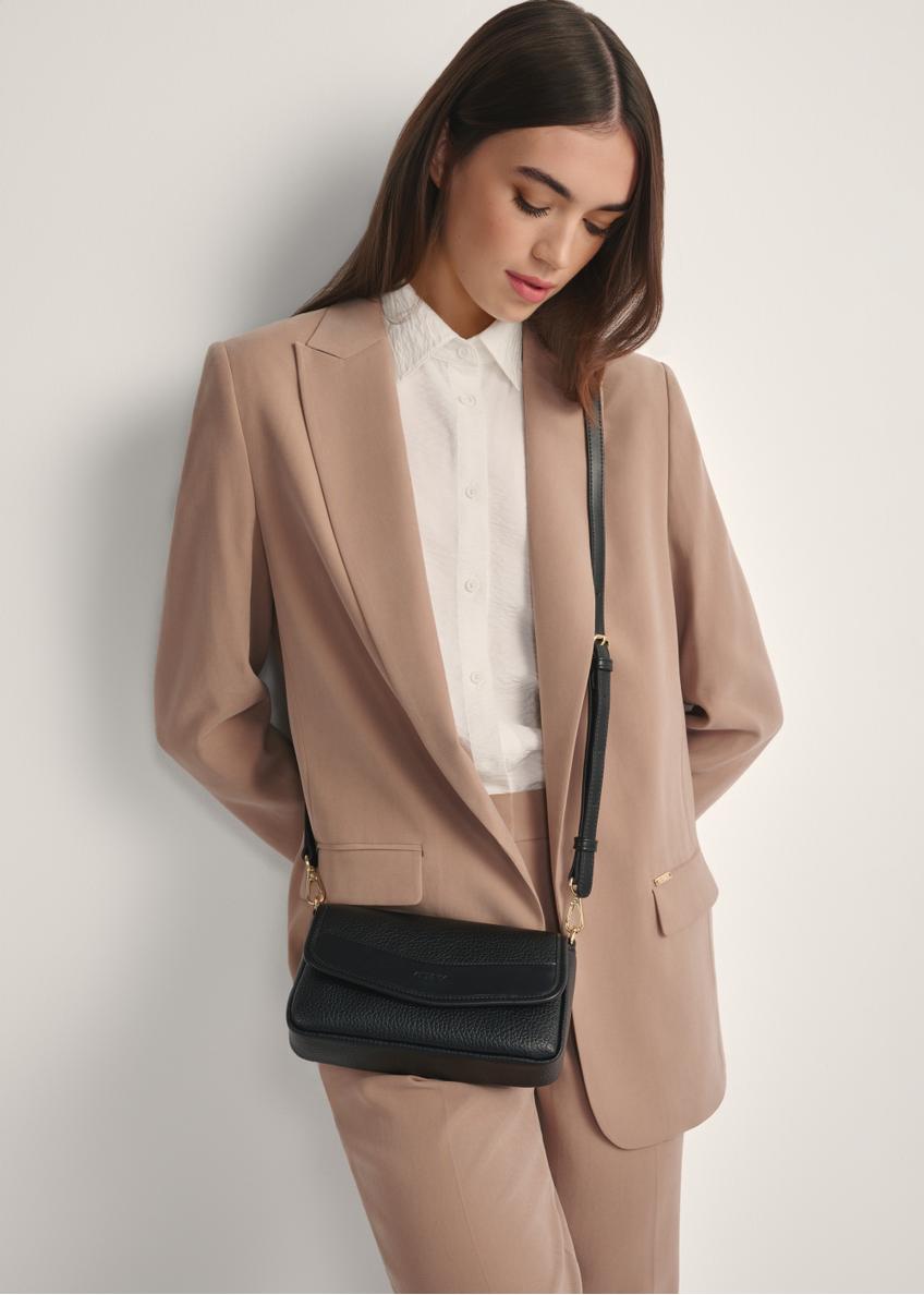 Small black women's handbag TOREC-1163-99(W26)