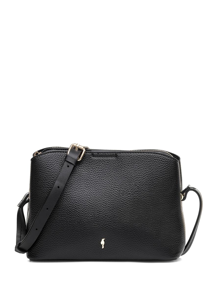 Black small women's handbag TOREC-0768C-99(Z25), front product view on white background.