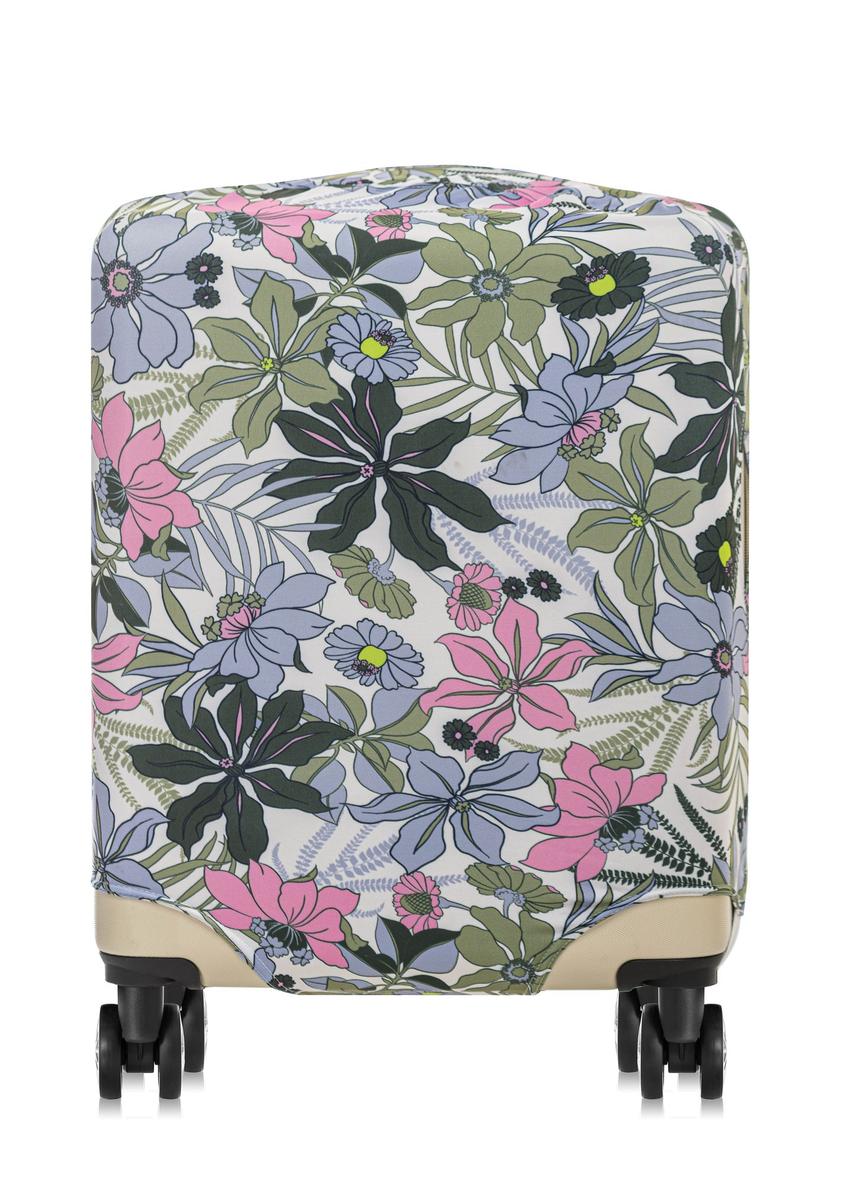Cover with flowers for a small suitcase AW-005-0023-15-S(W24)-01