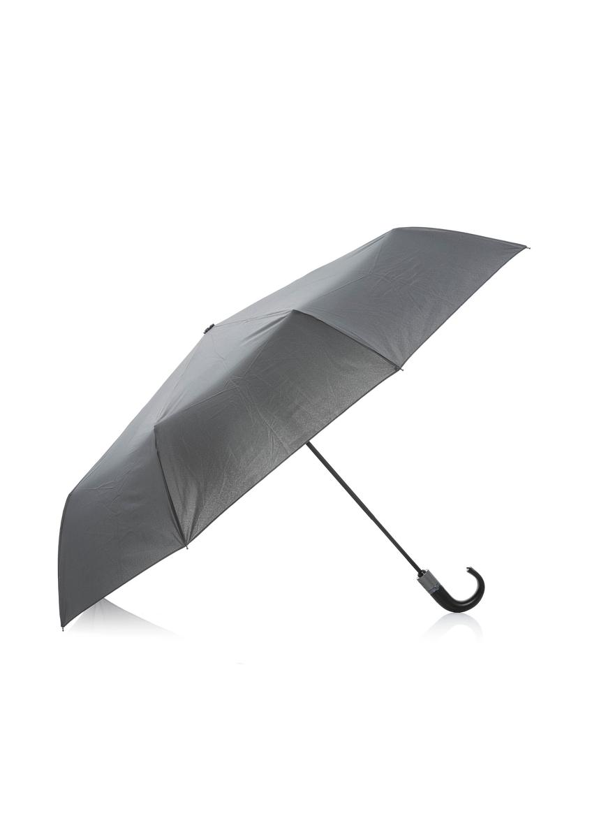 Gray men's umbrella PARSM-0002-95(W25), unfolded view of the product on a white background.