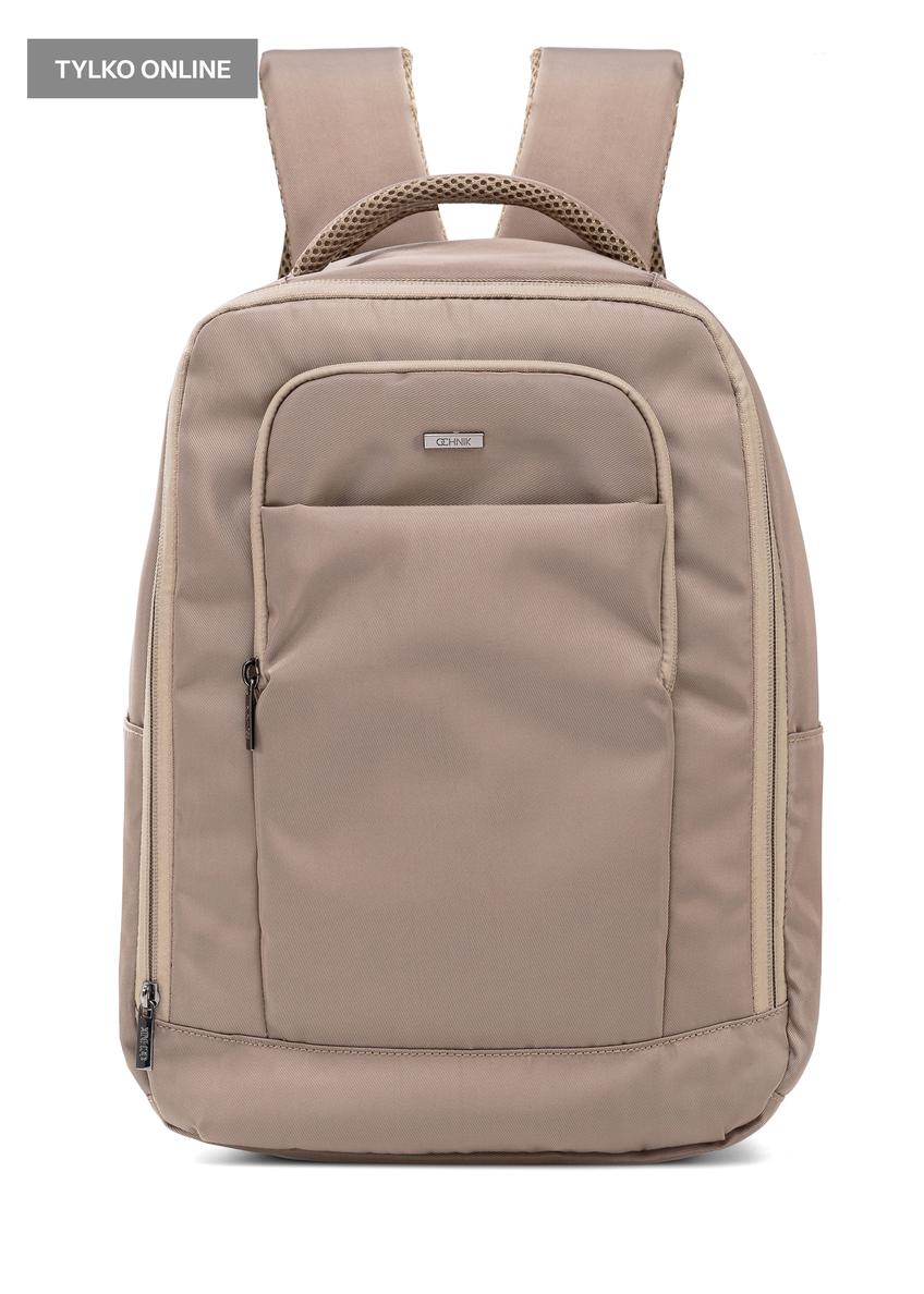 Dark beige airplane backpack PLCMN-0014A-80(Z25)