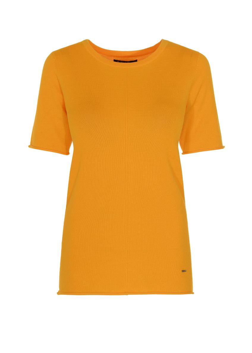 Women's short sleeve blouse BLUDT-0151-21(W22)-03