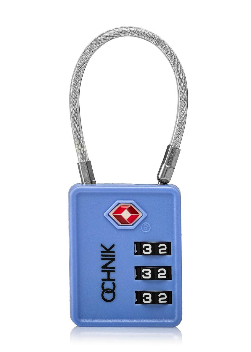 Blue luggage lock AW-005-0014-61(W24)-01