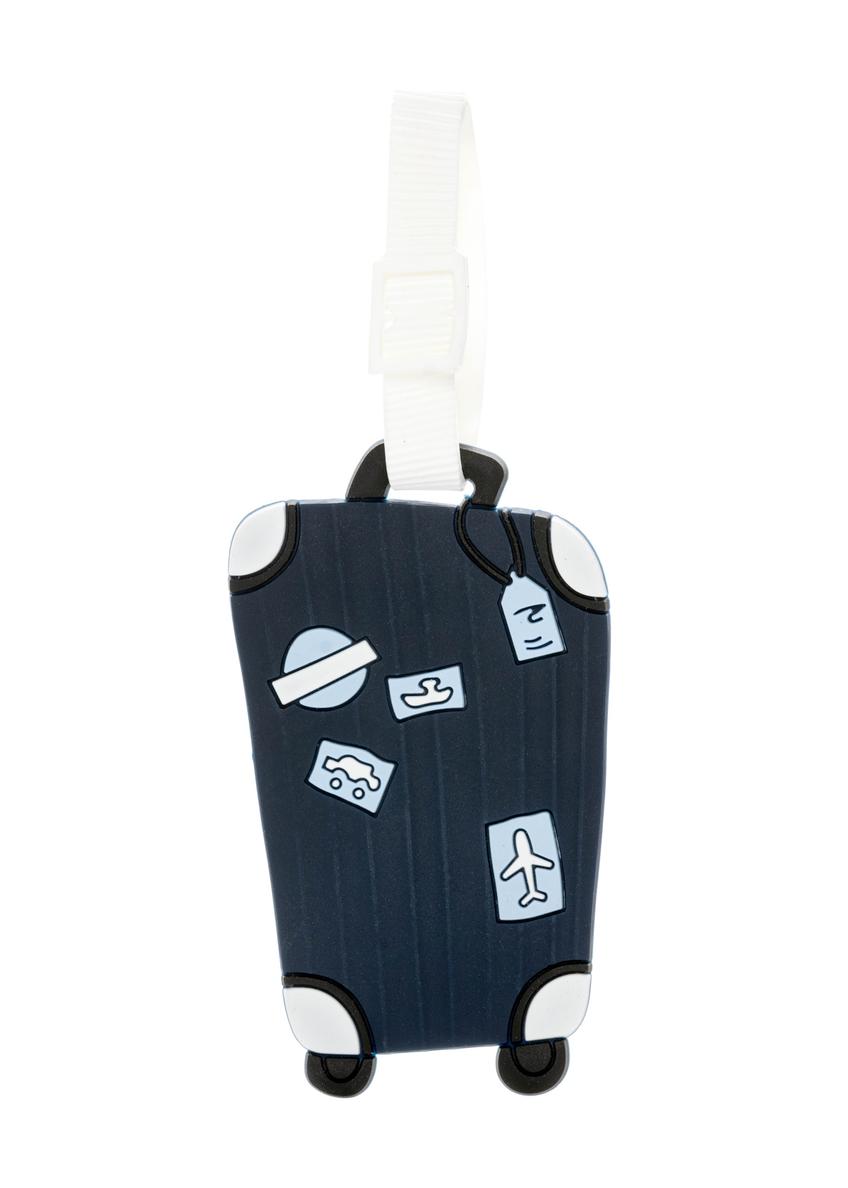 Luggage tag AW-012-0012-7D(W26), front product view on white background.