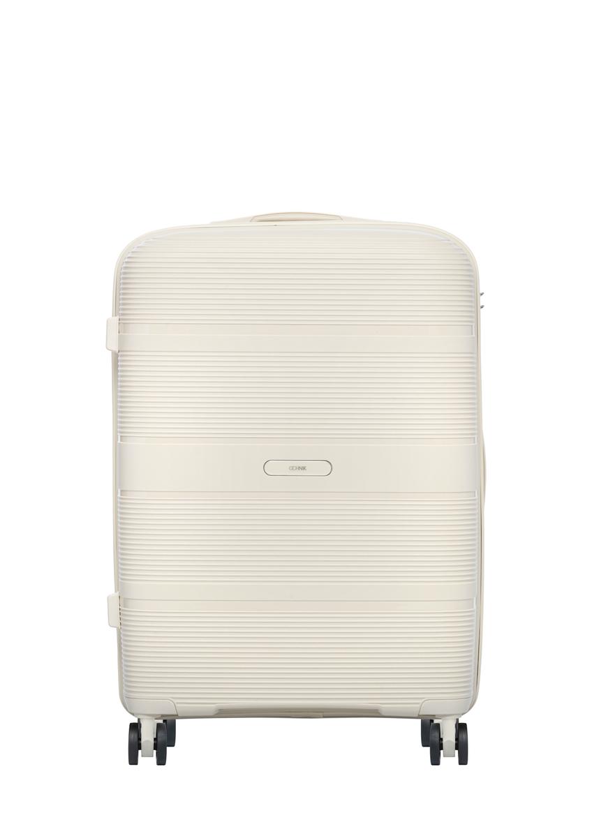 Medium suitcase on wheels WALPP-0022-0C-24(W26), product view from the front on a white background.