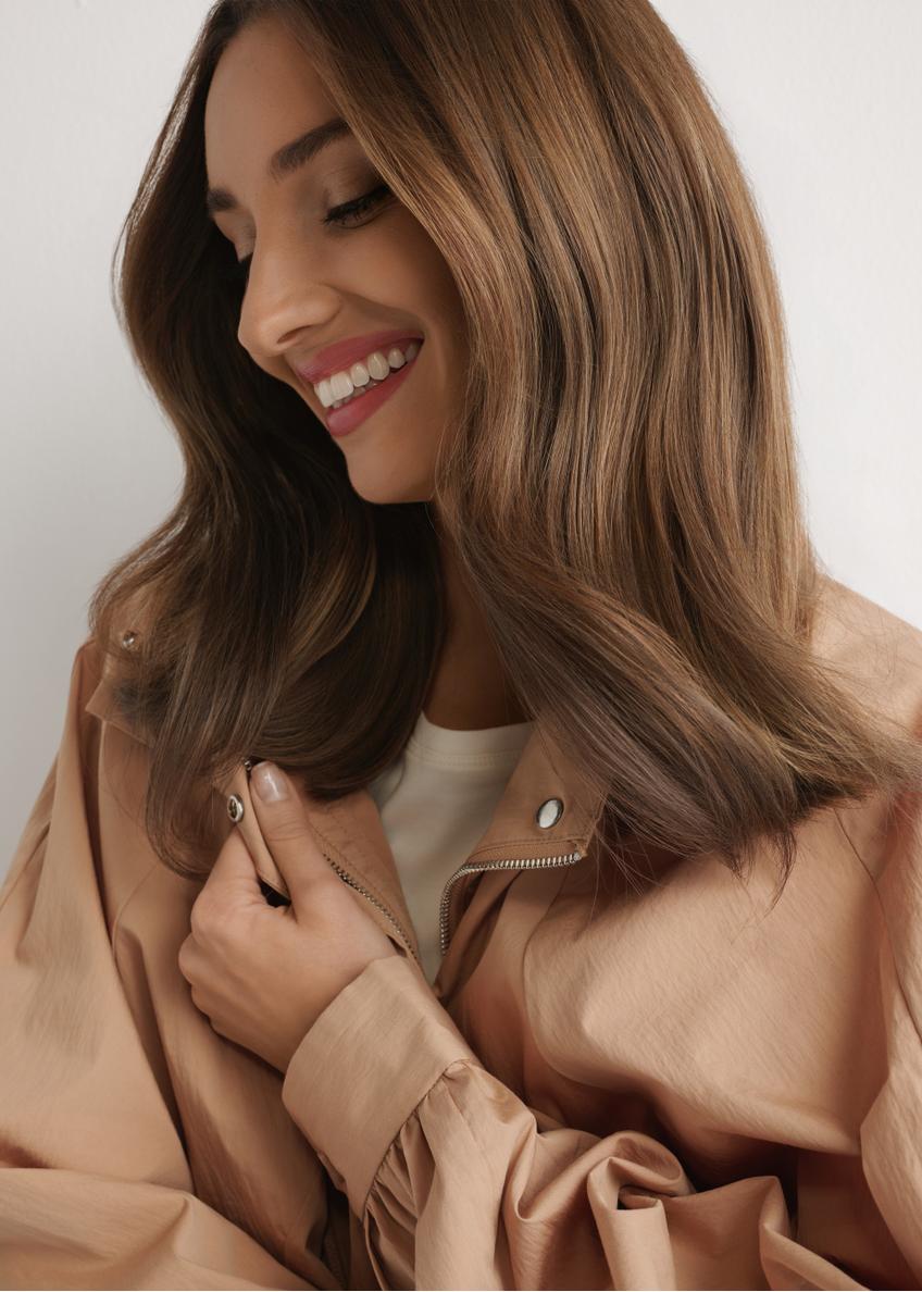 Beige short oversize women's jacket KURDT-0626-1D(W26)