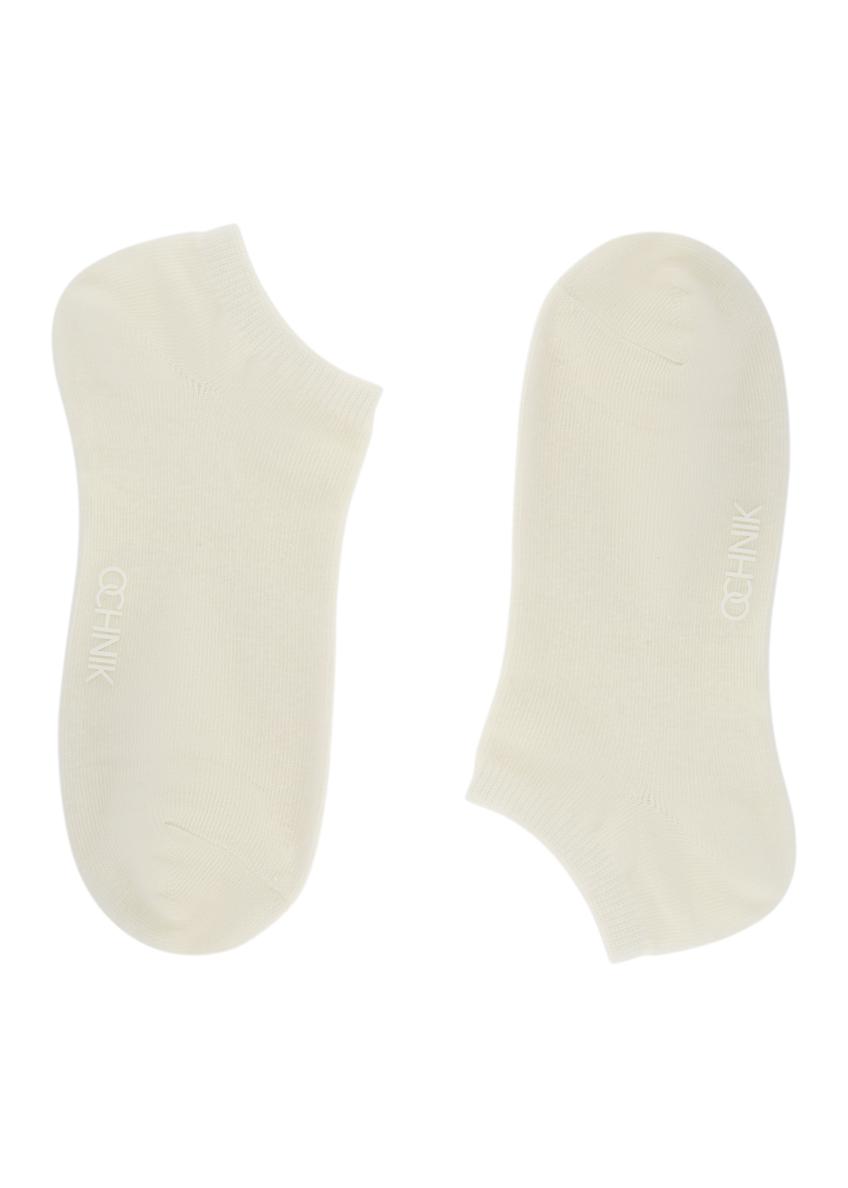 Set of white short men's socks ZESMT-0052-11(Z25)