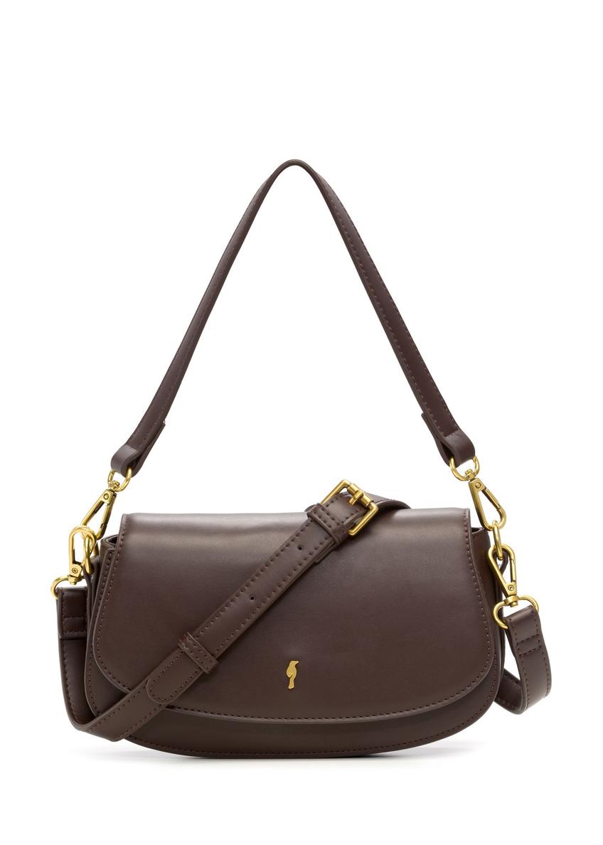 Small brown women's handbag TOREC-1264-1I(Z26)