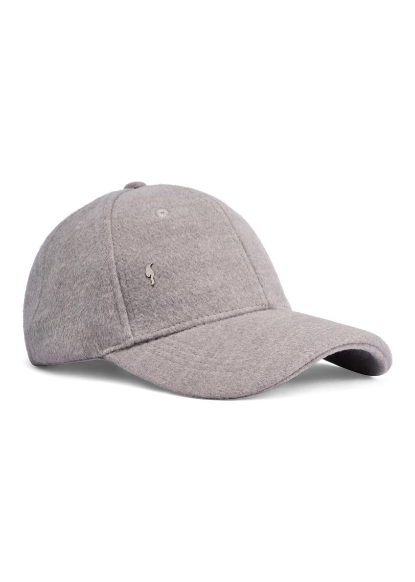 Gray baseball cap CZADT-0229-9B (Z26), diagonal product view on a white background.