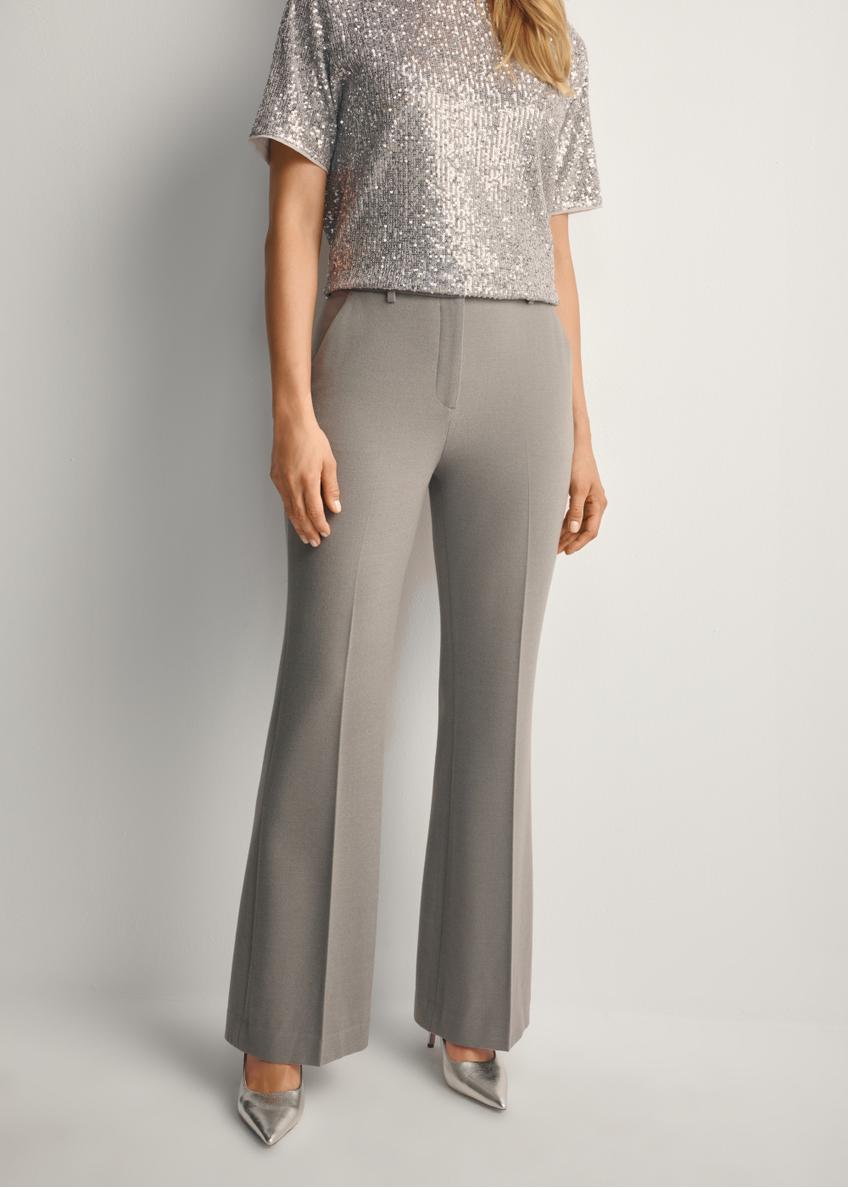 Gray women's trousers SPODT-0113-91(Z25)