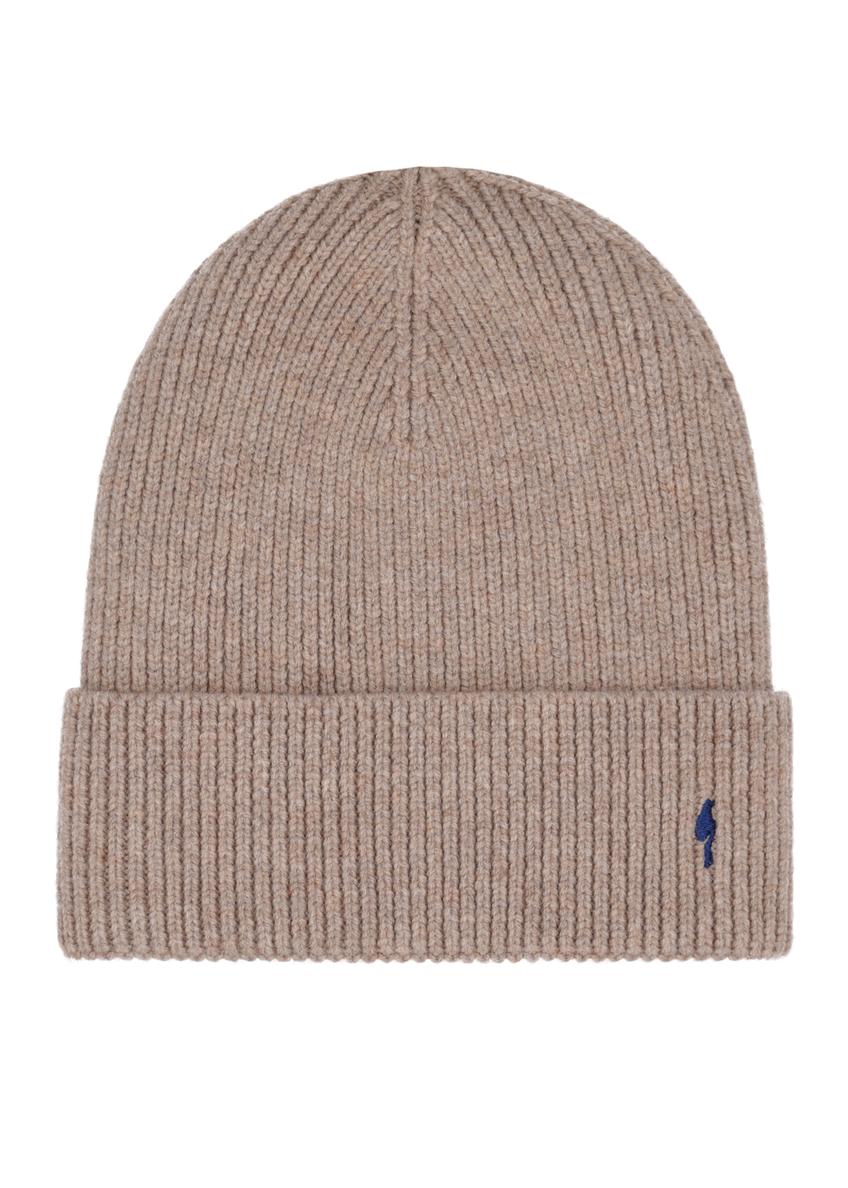 Camel men's cap CZAMT-0084-1D(Z26), front product view on white background.