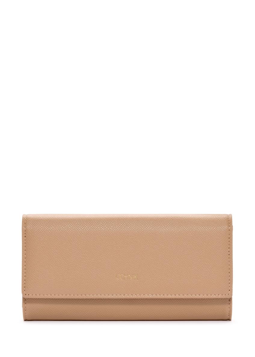 Large beige women's wallet POREC-0411-81(W25)-06