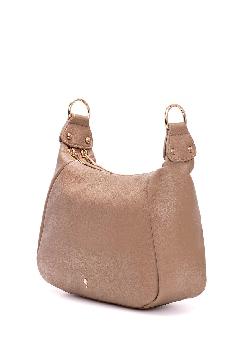 Camel-colored shopper shoulder bag TOREC-0885B-81(Z25)