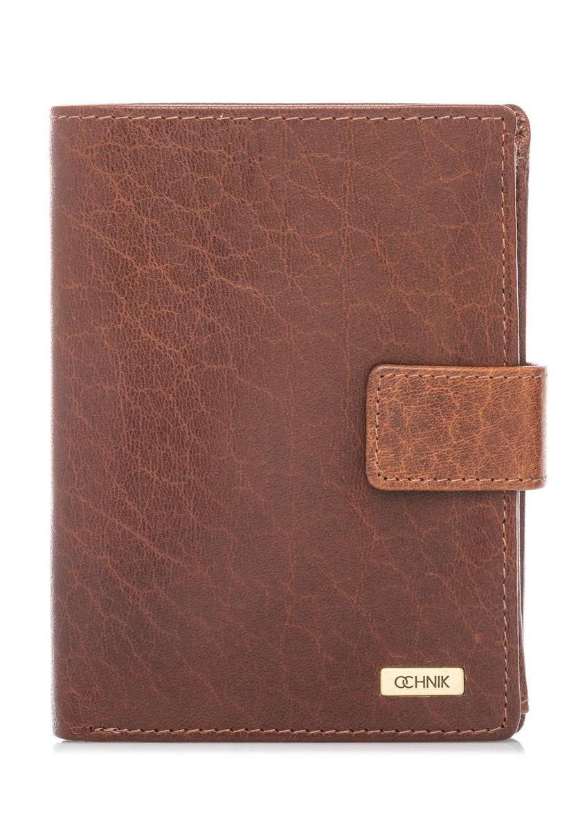 Men's leather wallet in cognac color PORMS-0692-1H(W26)