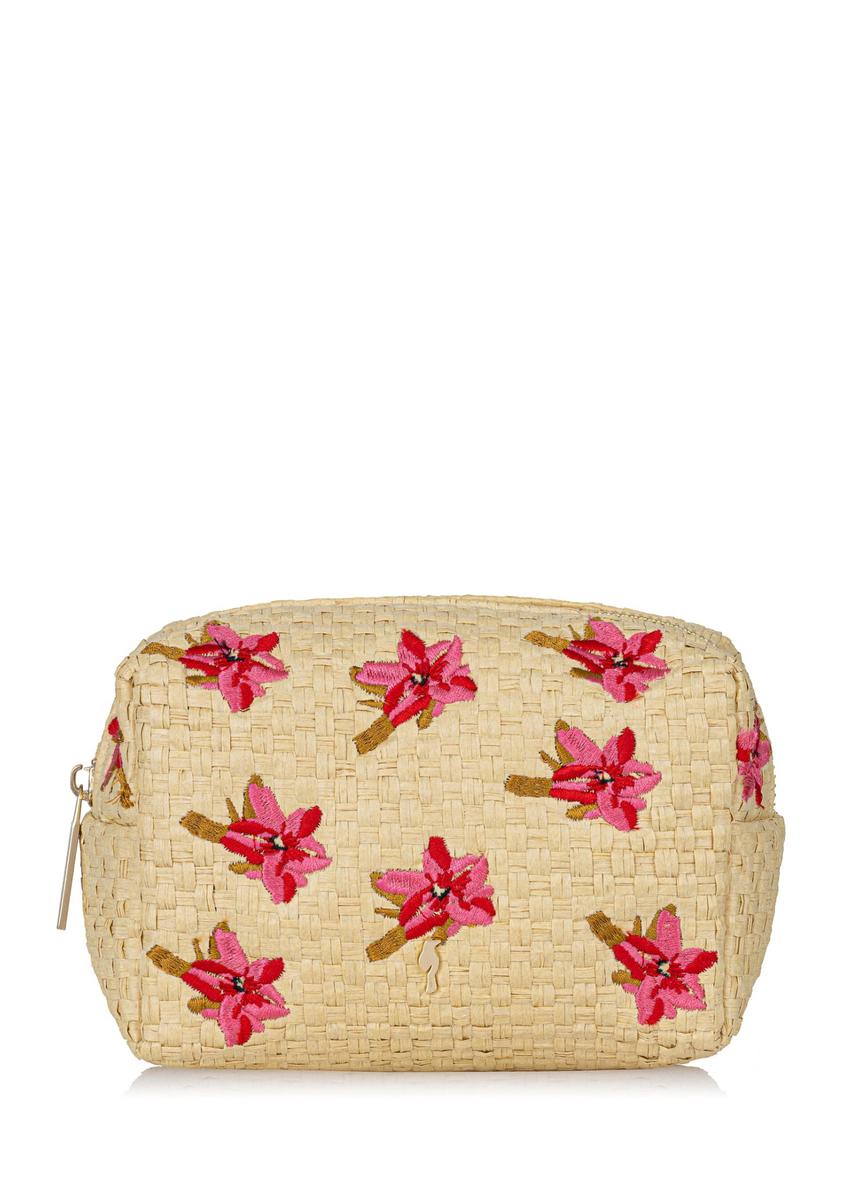 Women's braided floral cosmetic bag TOREC-0766-23(W23)-08