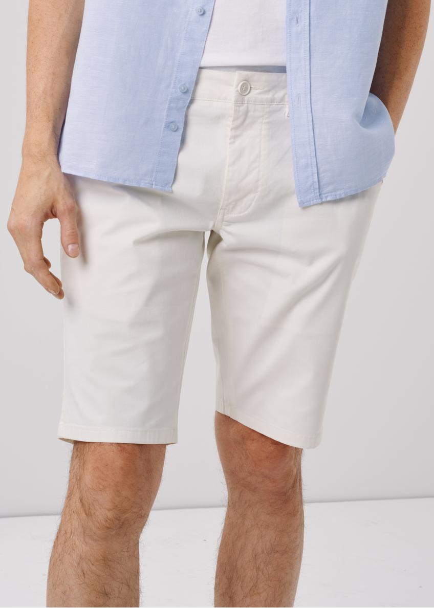 Cream men's shorts SZOMT-0029-11(W24)