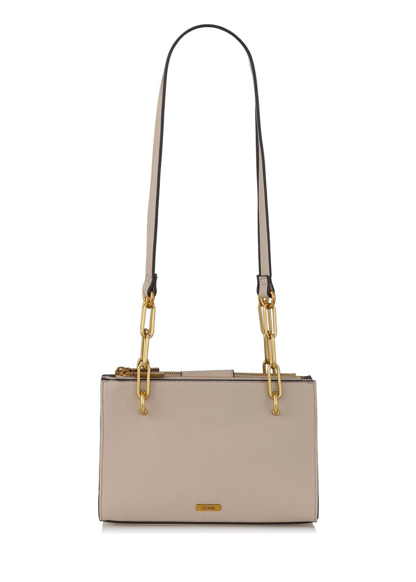 Classic beige women's handbag TOREC-0864-81(Z23)-01