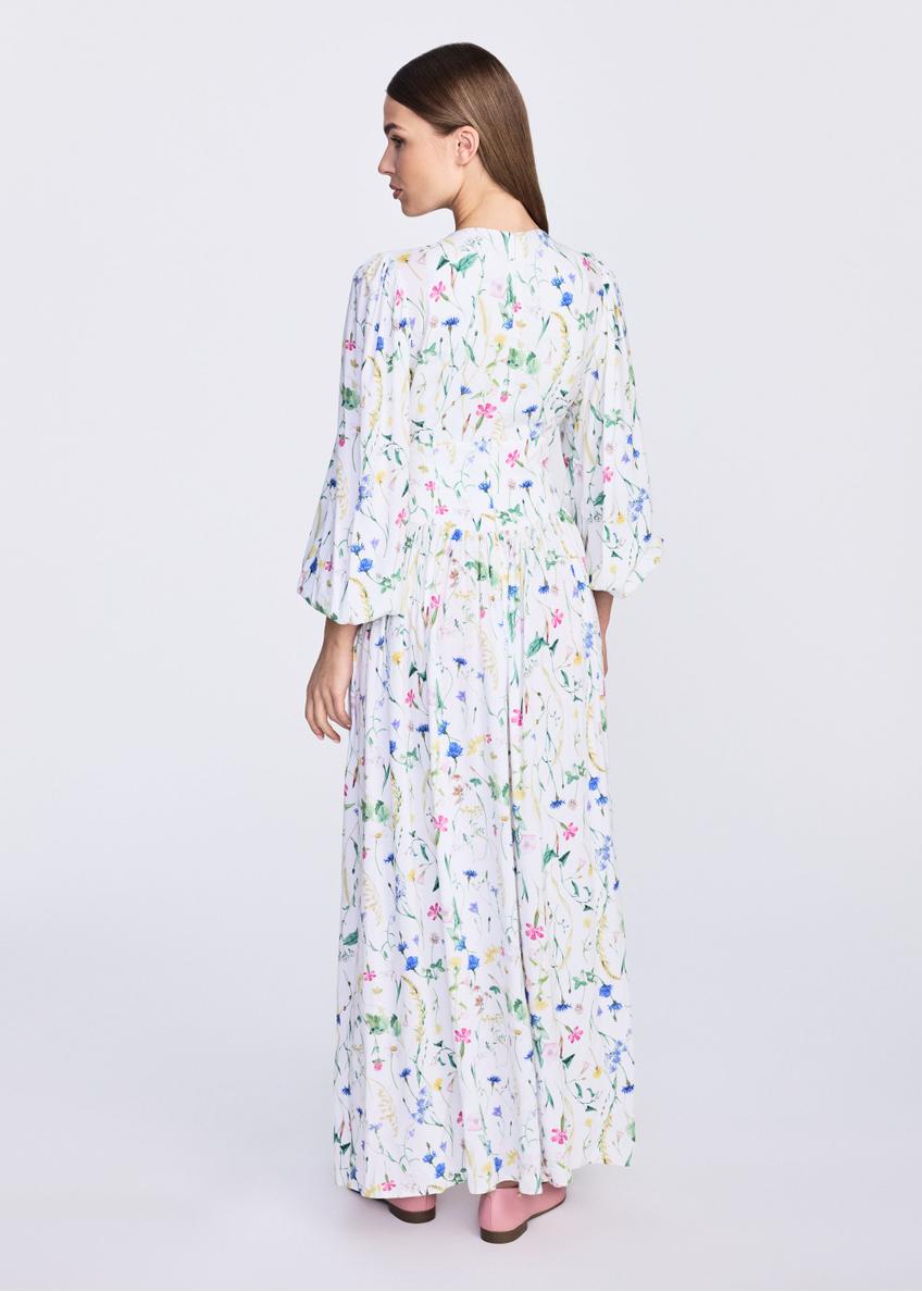 Long floral dress SUKDT-0238-12(W25)