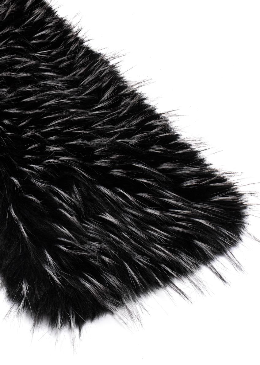 Women's scarf with soft bristles SZADF-0040-9J(Z26)