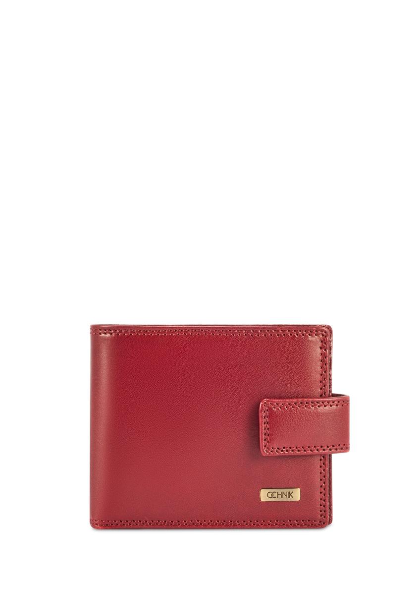 Burgundy men's leather wallet PL-105-41(KS)