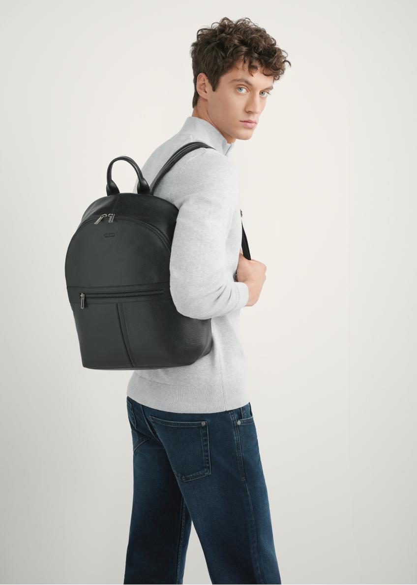 Large men's leather backpack TORMS-0493-99(W26)