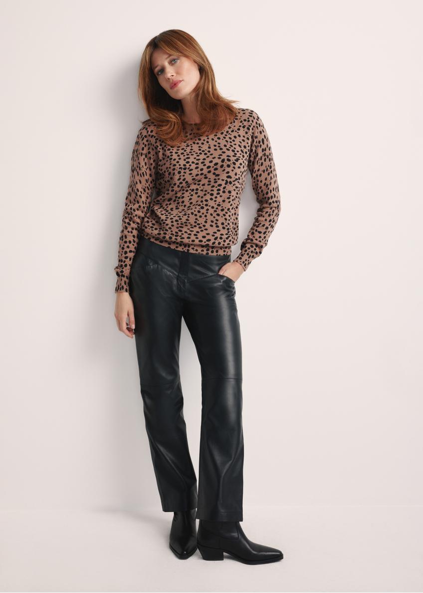 Cotton women's sweater SWEDT-0248-86(Z25)