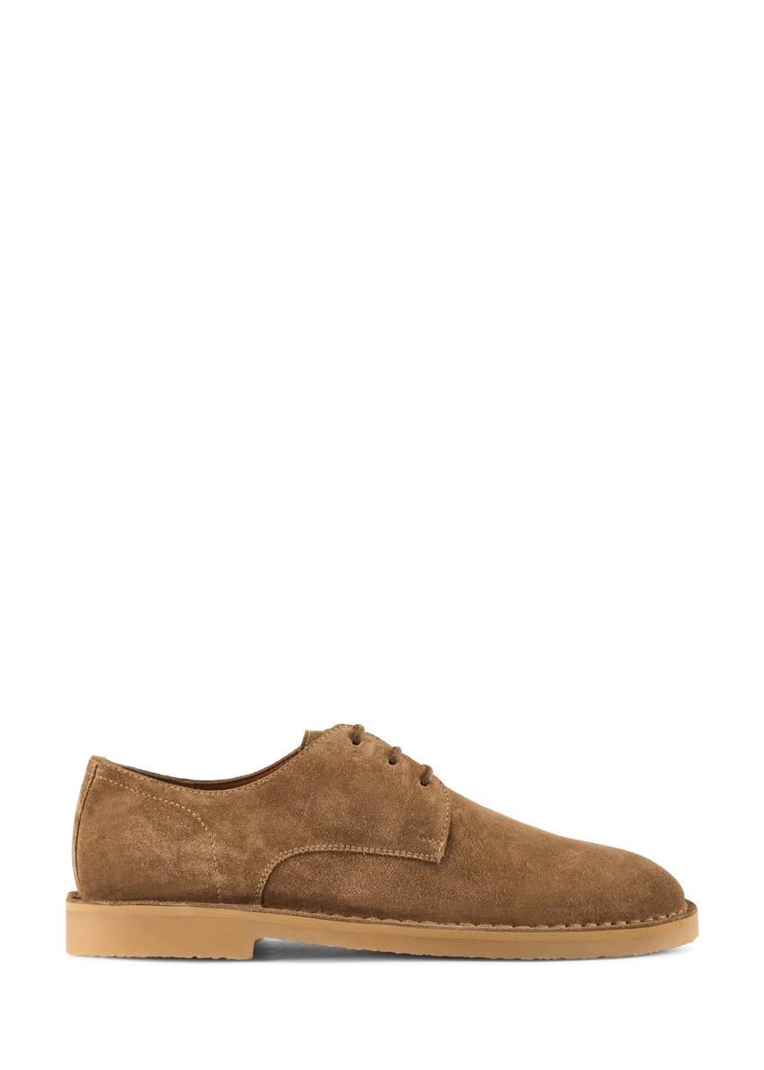 Men's suede shoes in cool beige color BUTYM-0539-1K(W26)