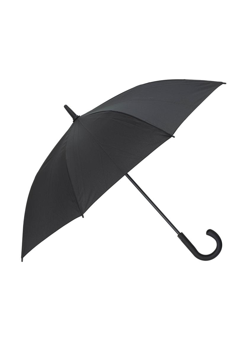 Large women's umbrella in black PARSD-0035-99(W24)-01