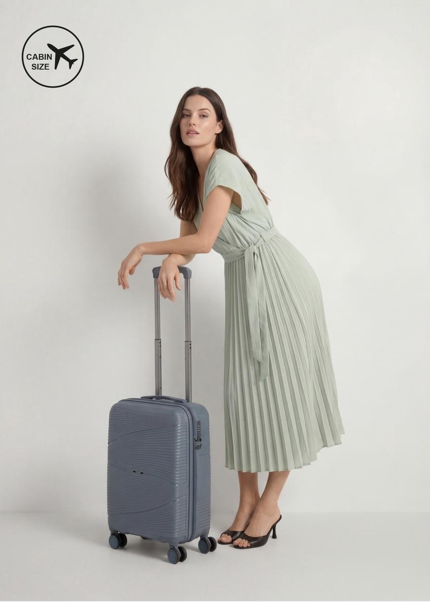 Small suitcase on wheels WALPP-0021-9B-19(W26)