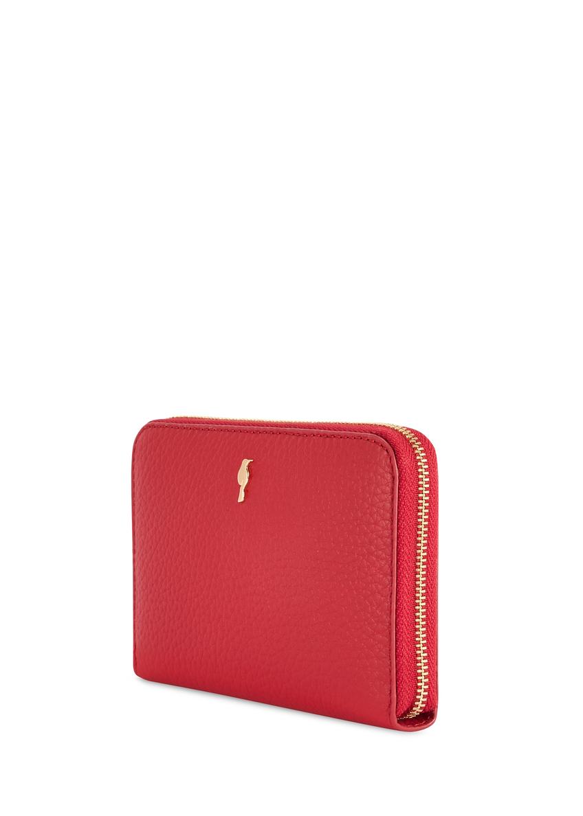 Red leather medium women's wallet PORES-0898G-42(Z25)