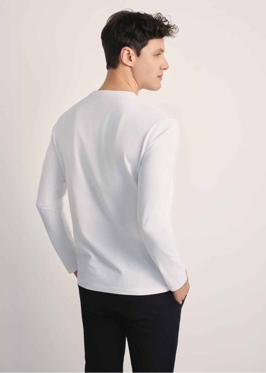 White men's long sleeve blouse LSLMT-0008-11(Z25)
