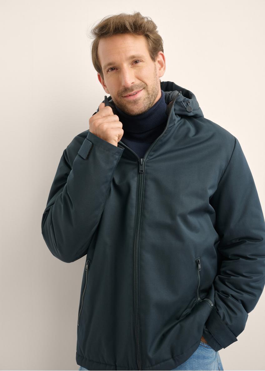 Men's navy blue transitional jacket KURMT-0436-7E(Z26)