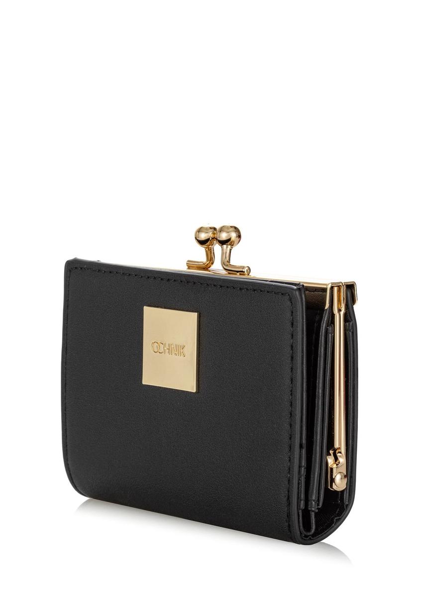 Black small women's wallet POREC-0365A-99(W25)