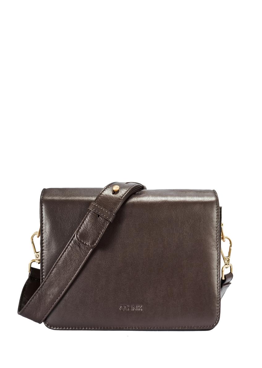 Brown leather women's handbag TORES-1138A-89(Z25)