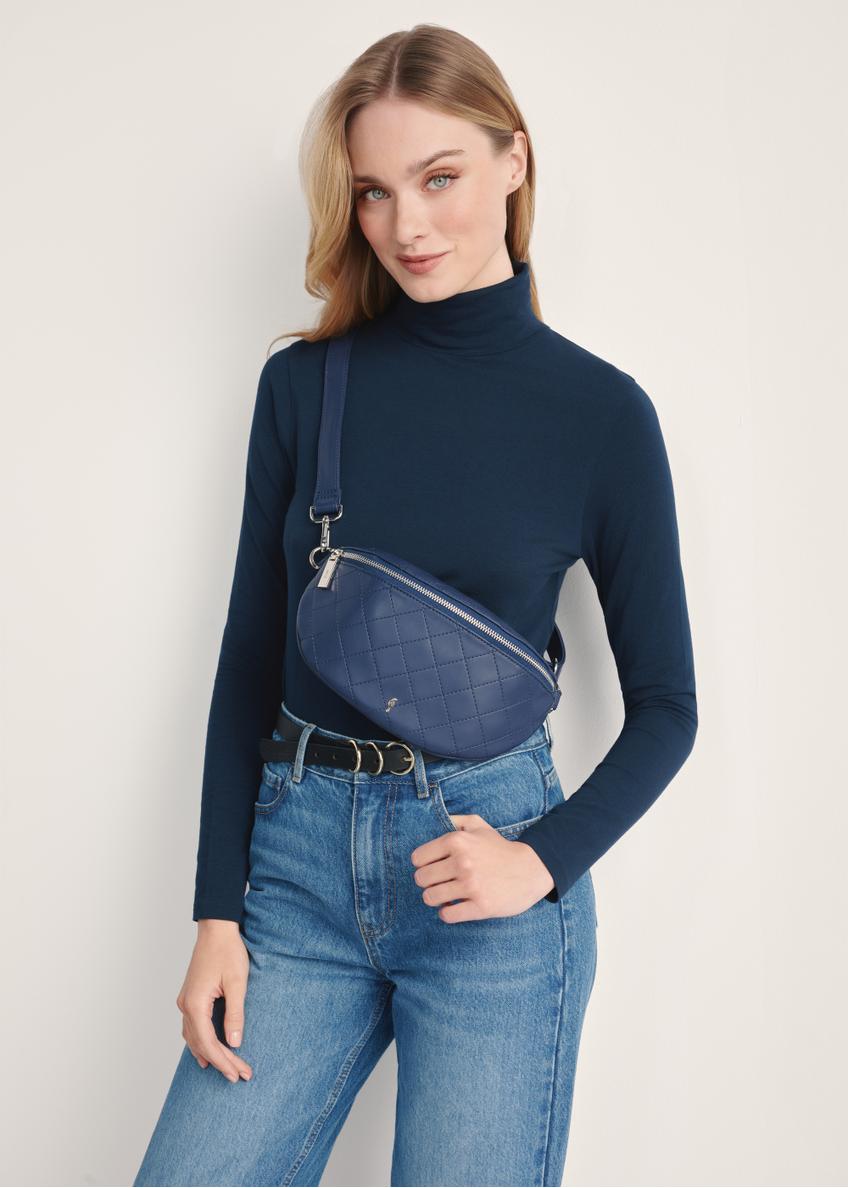 Small navy blue women's bag TOREC-0878B-69(Z25)