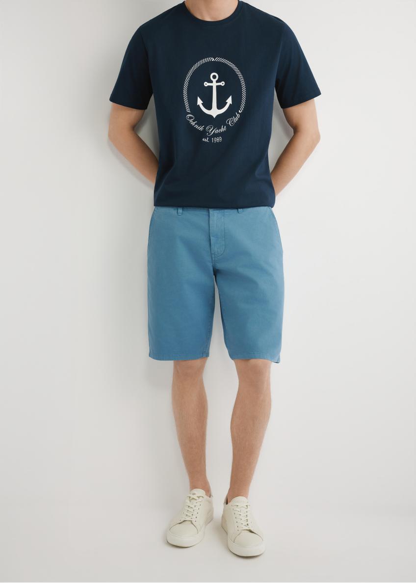 Blue men's shorts SZOMT-0029-7B(W26)