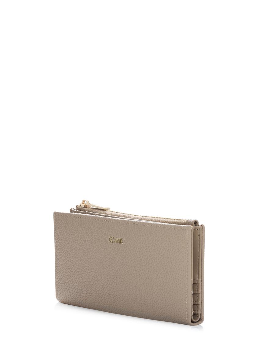 Beige women's wallet POREC-0429-1B(W26)